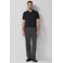 s.Oliver BLACK LABEL regular polo gebreid donkerblauw