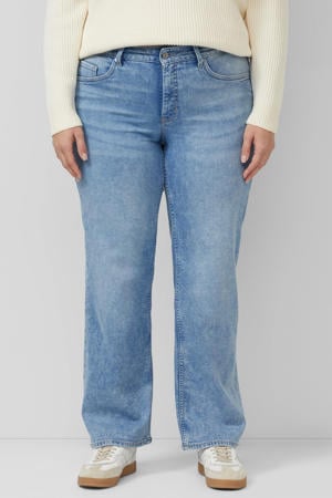 straight leg jeans light blue denim
