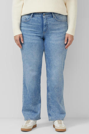 straight leg jeans light blue denim