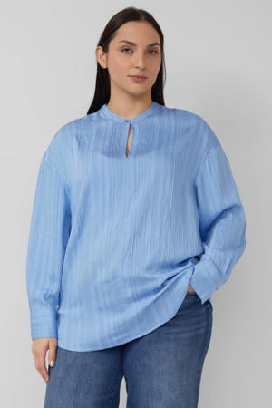 blousetop lichtblauw