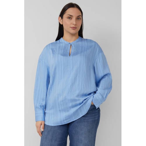 s.Oliver Curve blousetop lichtblauw afbeelding