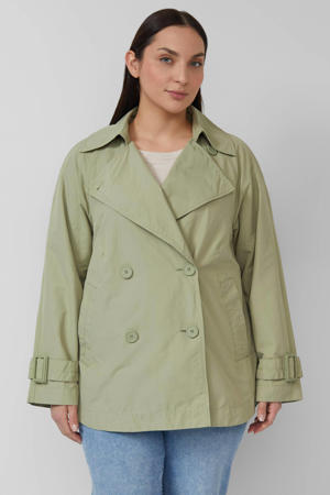 trenchcoat lichtgroen