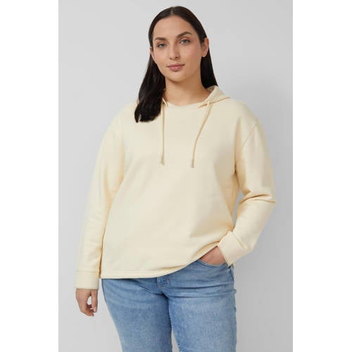 s.Oliver Curve hoodie ecru afbeelding