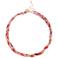 Life of Bulu gevlochten ketting Lola oranje/roze