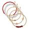 Life of Bulu armband Mia Sea - goudkleurig (set van 5)