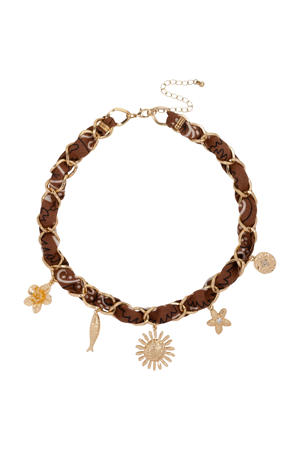 ketting Coco bruin