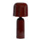 WOOOD Lumira tafellamp metaal hoogglans bruinrood