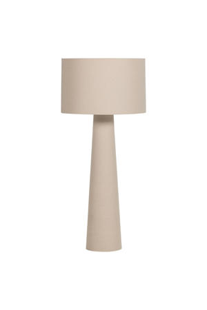 LOFT VLOERLAMP XXL METAAL/BOUCLÉ NATUREL 160XØ70 CM  