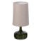 WOOOD Luma Tafellamp Met Kap - Glas - Groen/Naturel - 60x27x27