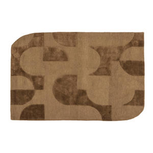Livo vloerkleed viscose/wol bruin (170x240 cm)