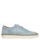 Manfield suède sneakers lichtblauw