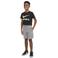 Nike sweatshort grijs melange