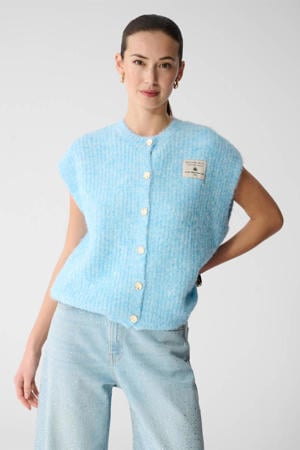 gilet blauw
