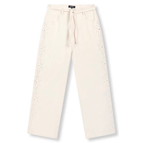 Refined Department wide leg jeans ecru afbeelding