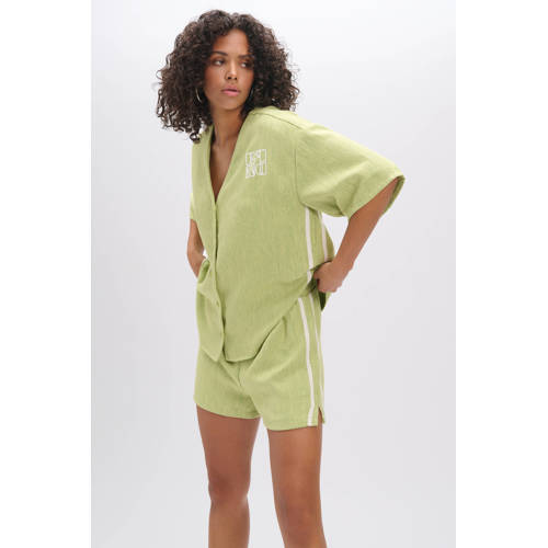 Refined Department regular waist casual short lichtgroen afbeelding