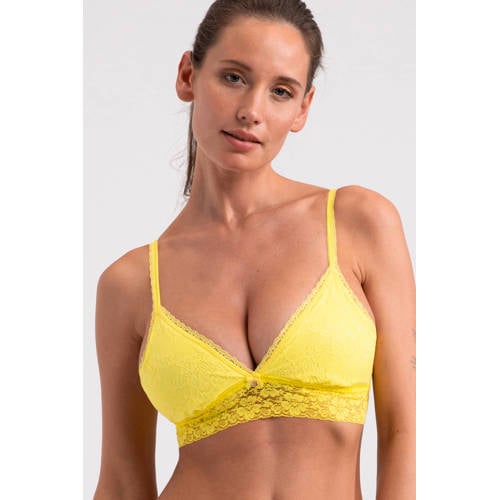 Sam Friday niet-voorgevormde bralette Lacey geel afbeelding