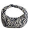 TOPSHOP schoudertas TSGIANE met zebraprint zwart/beige
