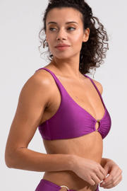 thumbnail: Sam Friday voorgevormde push-up bikinitop Swash met lurex fuchsia