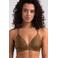Sam Friday voorgevormde triangel bikinitop Drift met lurex olijfgroen