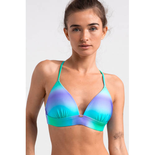 Sam Friday voorgevormde triangel bikinitop Drift turquoise afbeelding