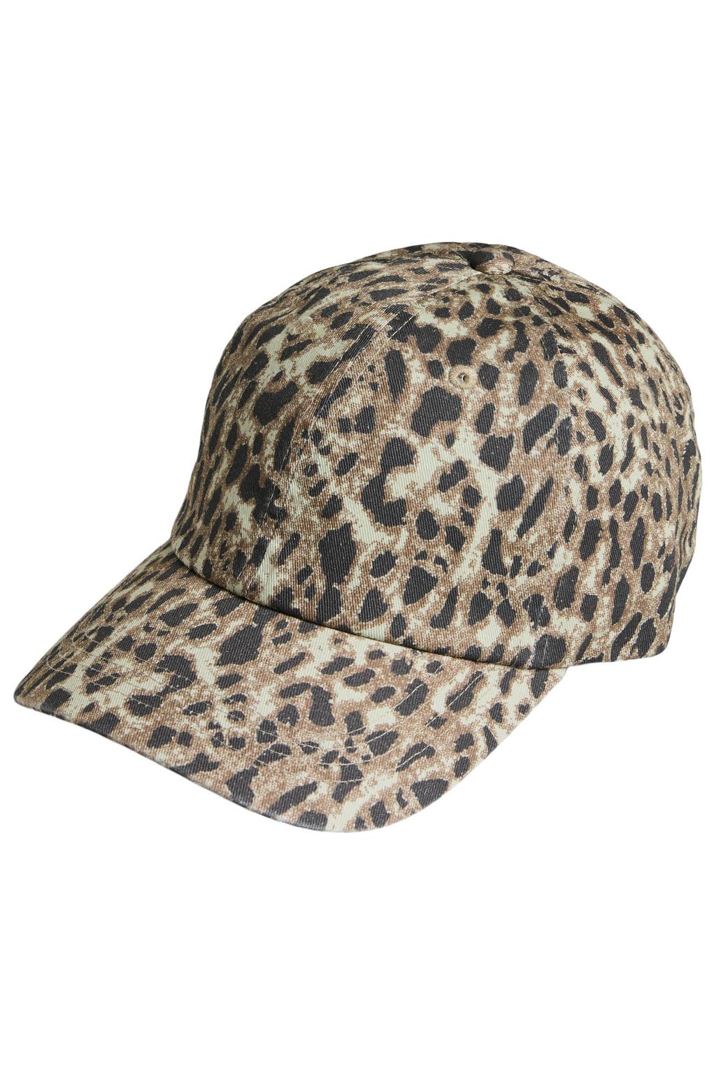 PIECES pet PCPELINA met panterprint beige