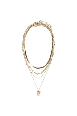 ketting PCPERNLLE - goudkleurig (set van 4)