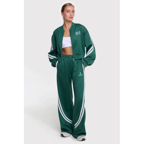 Alix the Label wide leg regular waist sweatpants groen afbeelding