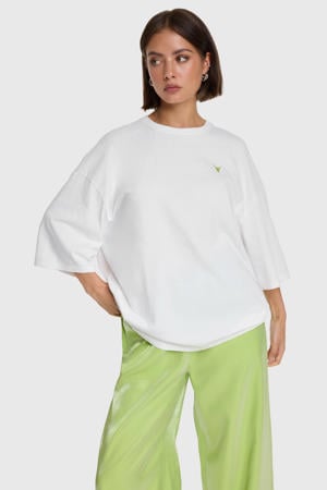T-shirt met backprint wit