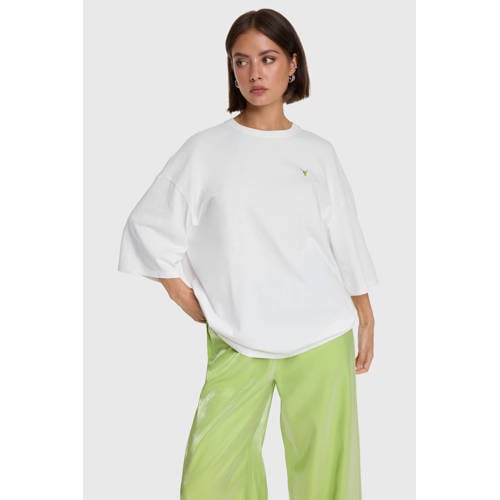 Alix the Label T-shirt met backprint wit afbeelding