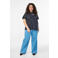 Zizzi T-shirt met backprint zwart