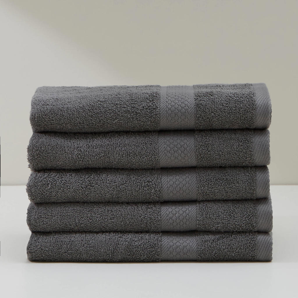 W handdoek basic (set van 5) (100x50 cm)