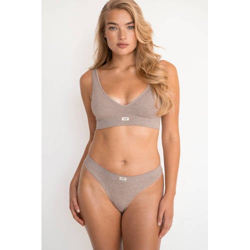 Sam Friday niet-voorgevormde bralette Fay taupe afbeelding