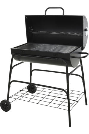  BBQ cilinder op wielen