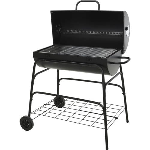 Vaggan BBQ cilinder op wielen – zwart