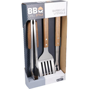 BBQ gereedschapset 3delig