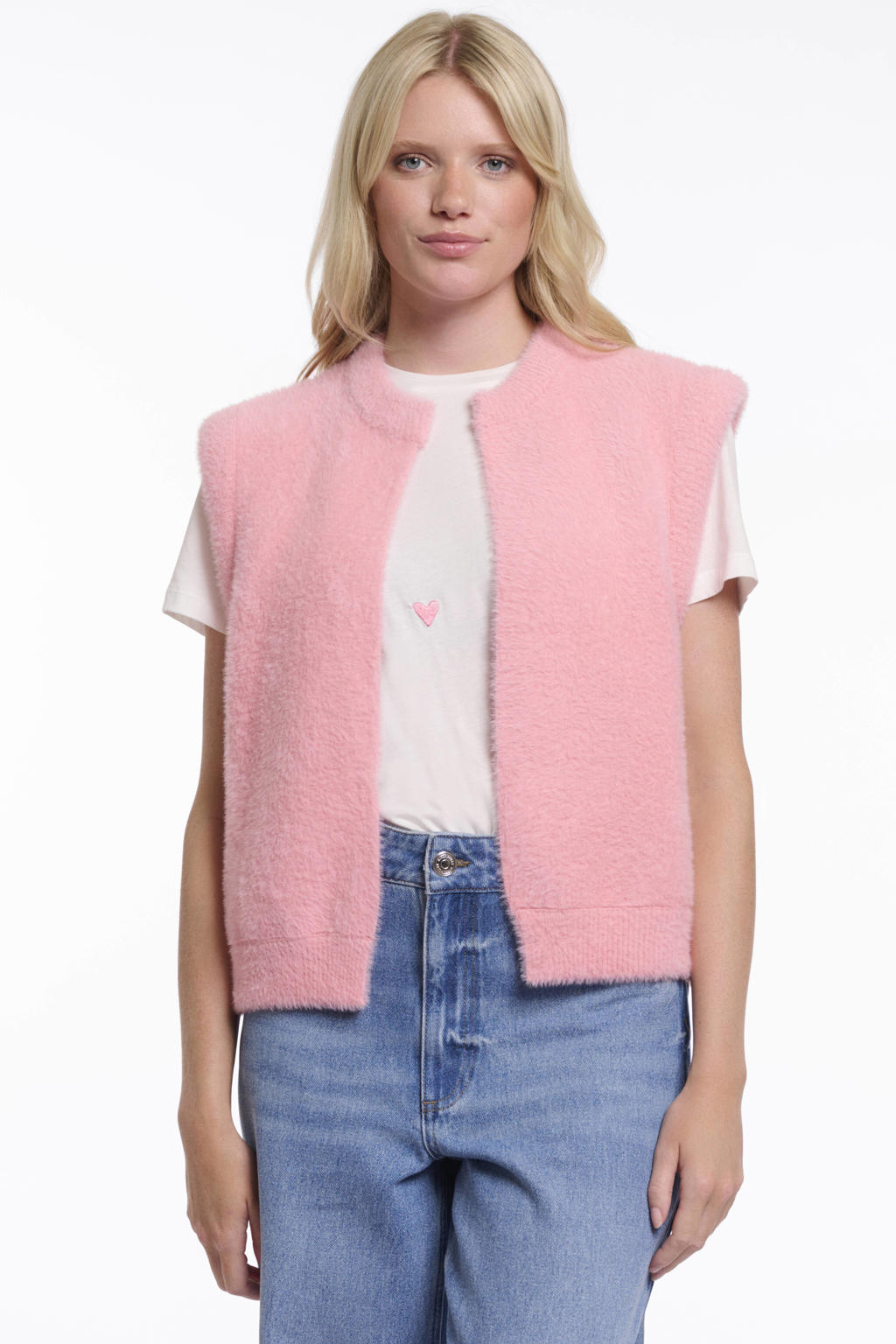 Rino & Pelle gilet lichtroze