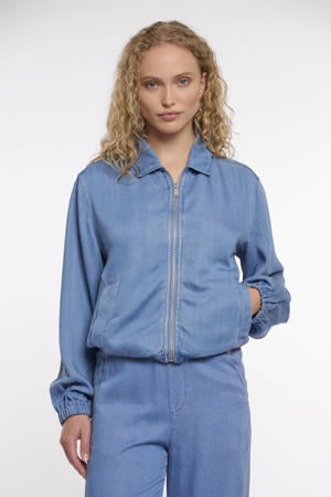 bomberjack medium blue denim