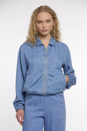 bomberjack medium blue denim