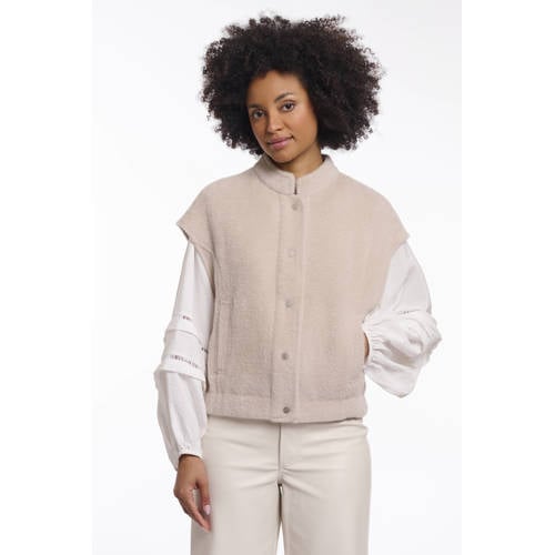 Rino & Pelle bodywarmer beige afbeelding