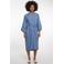 Rino & Pelle A-lijn jurk medium blue denim