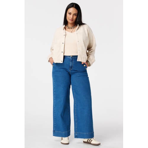 MS Mode jasje met lurex ecru afbeelding