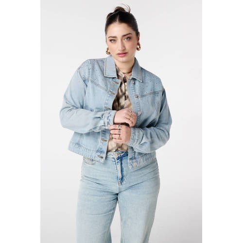 MS Mode denim spijkerjas light blue denim afbeelding