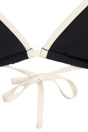 thumbnail: America Today voorgevormde triangel bikinitop Amber zwart/wit