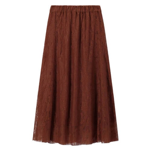 Sissy-Boy kanten midi rok donkerrood afbeelding