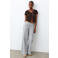 MANGO TEEN cropped top bruin rib gebreid