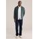 WE Fashion overshirt met textuur donkergroen