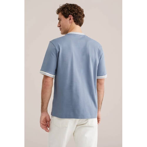 WE Fashion relaxed T-shirt blauw afbeelding