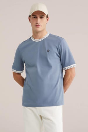 relaxed T-shirt blauw