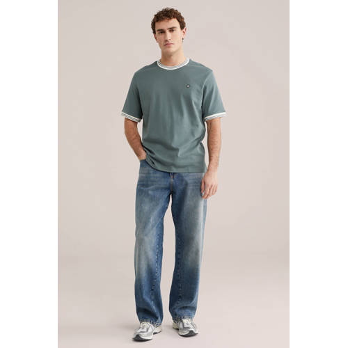 WE Fashion relaxed T-shirt groen afbeelding