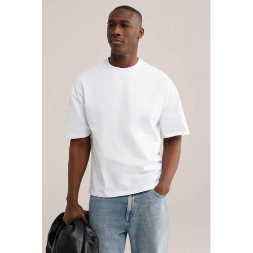 WE Fashion boxy T-shirt wit afbeelding